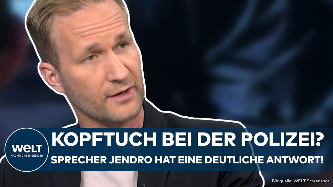 BERLIN: Kopftuch für Polizistinnen? Gewerkschaftssprecher Jendro hat eine deutliche Antwort!