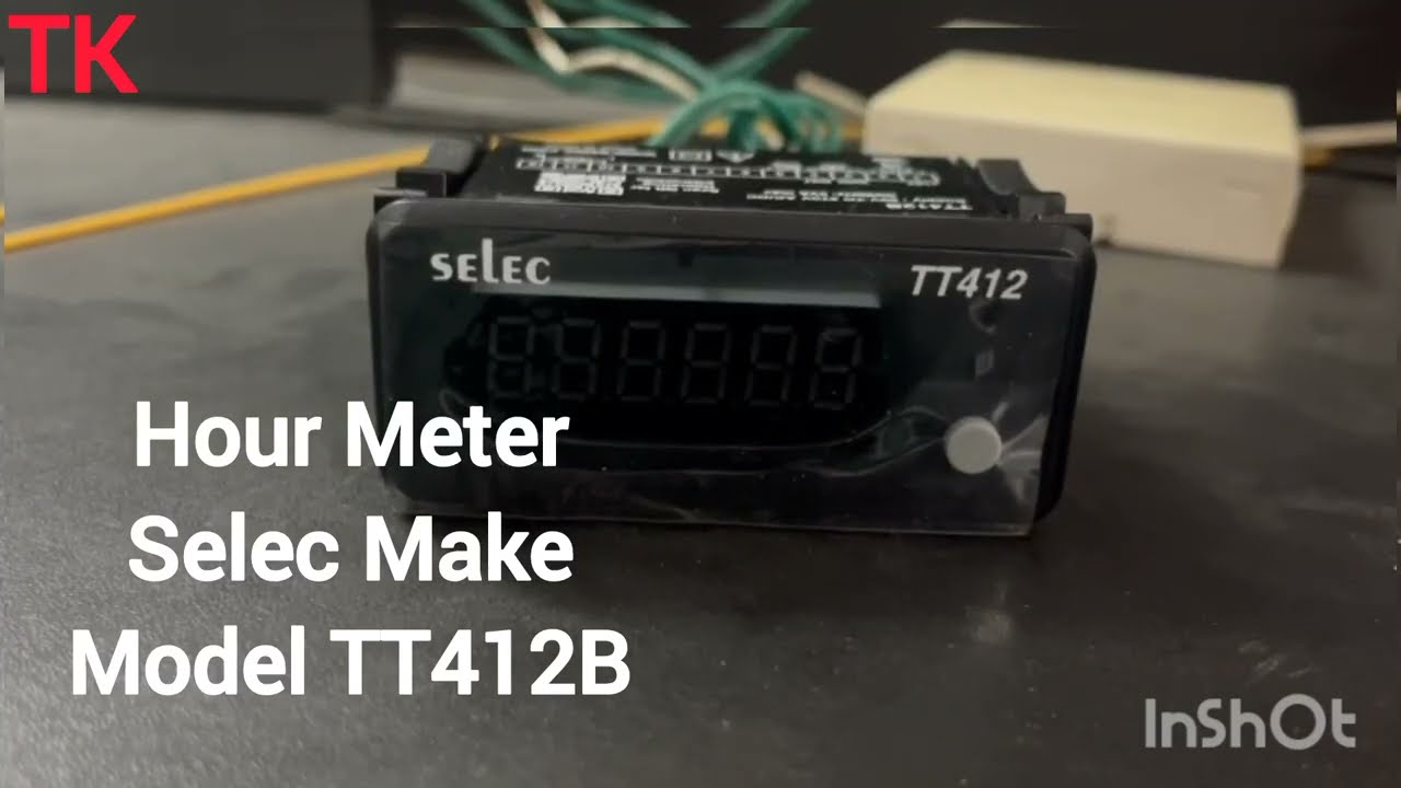 Hour Meter Selec TT412B - Change reading from seconds to minutes to hours. Also How to RESET Reading