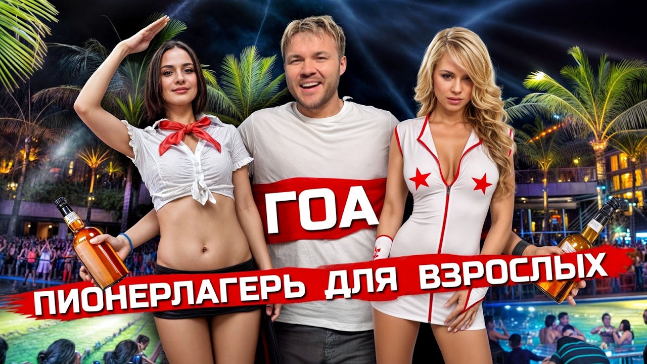 ГОА - Пионерлагерь для взрослых. Свобода и безумие до утра (Индия)