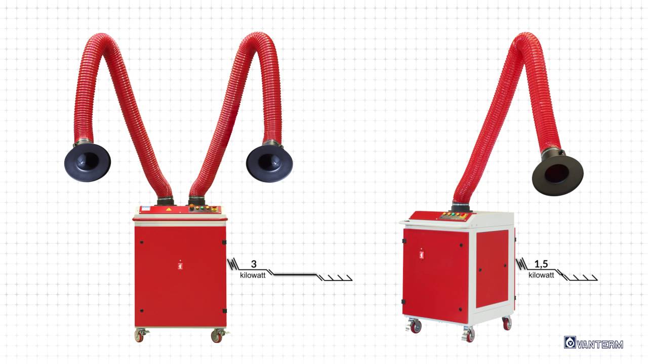 VANTERM PM-801 Mobil Kaynak Dumanı Filtre Ünitesi