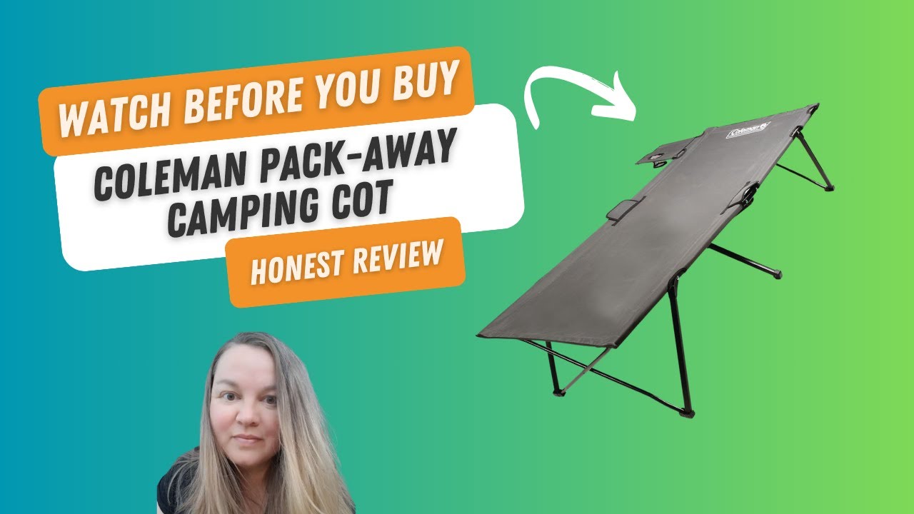 Coleman Camp-Away Camping Cot Review | BEST CAMPING COT?