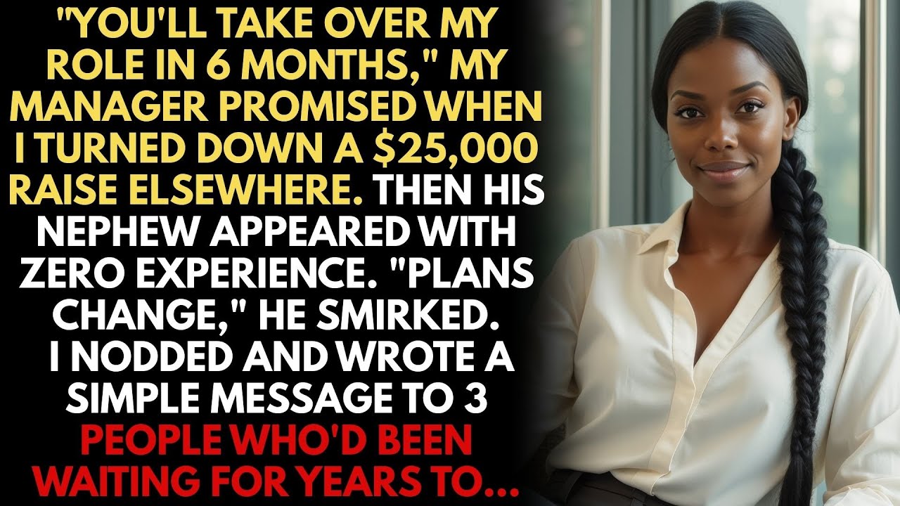 My Boss Gave My Job To His Nephew. I Stole Their Clients And Watched Them Fail