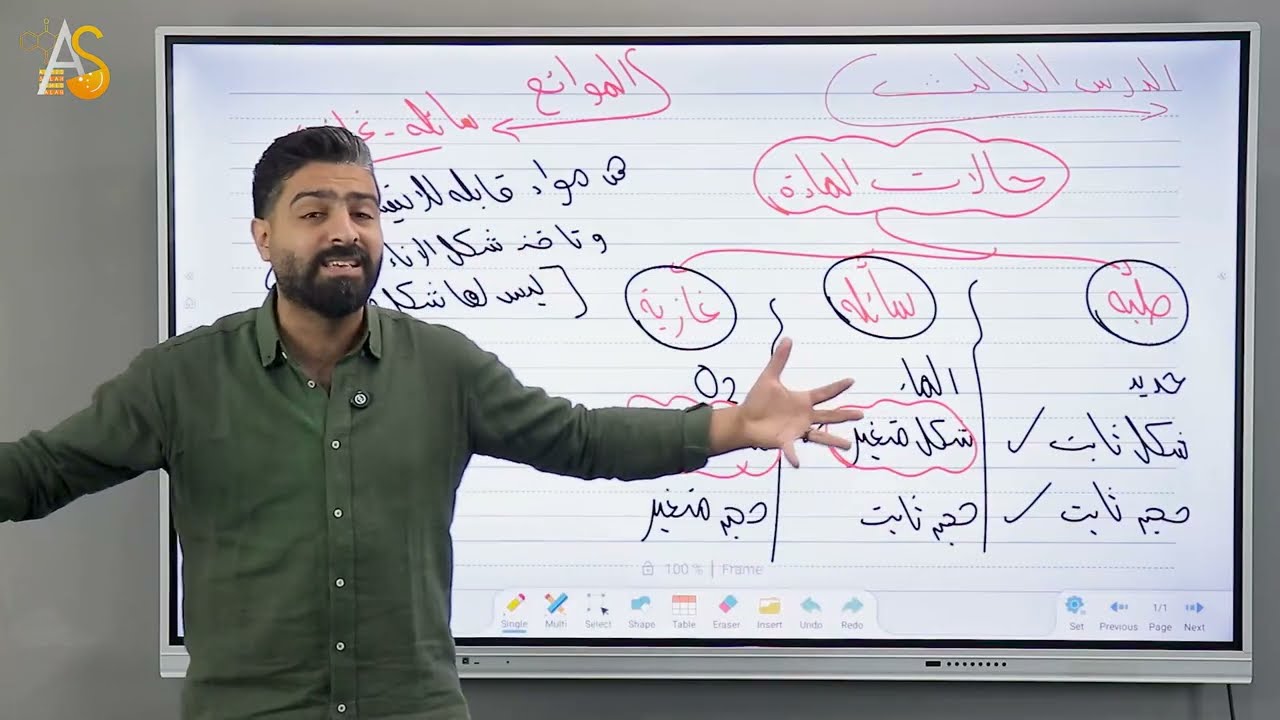 المحاضرة الرابعة - علوم مُتكاملة - الخواص الفيزيائيّة للماء - الكثافة - أ/احمد صلاح