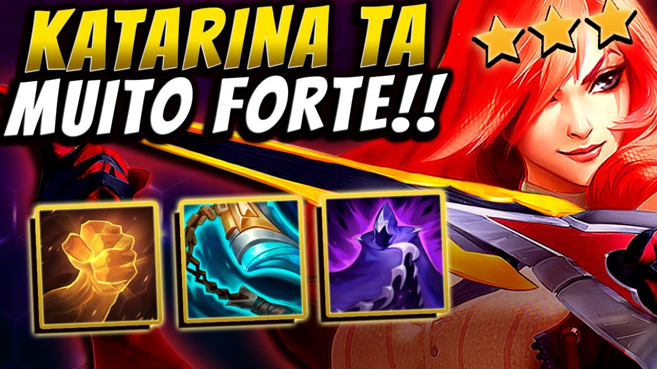 SE EU FOSSE VOCÊ APROVEITAVA ESSA COMP ANTES DO NERF! KATARINA É MUITO OP