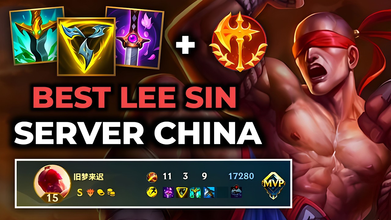 Lee Sin Wild Rift China - Build Runes Guide Patch 7.0b - Gameplay Lee Sin Season 20