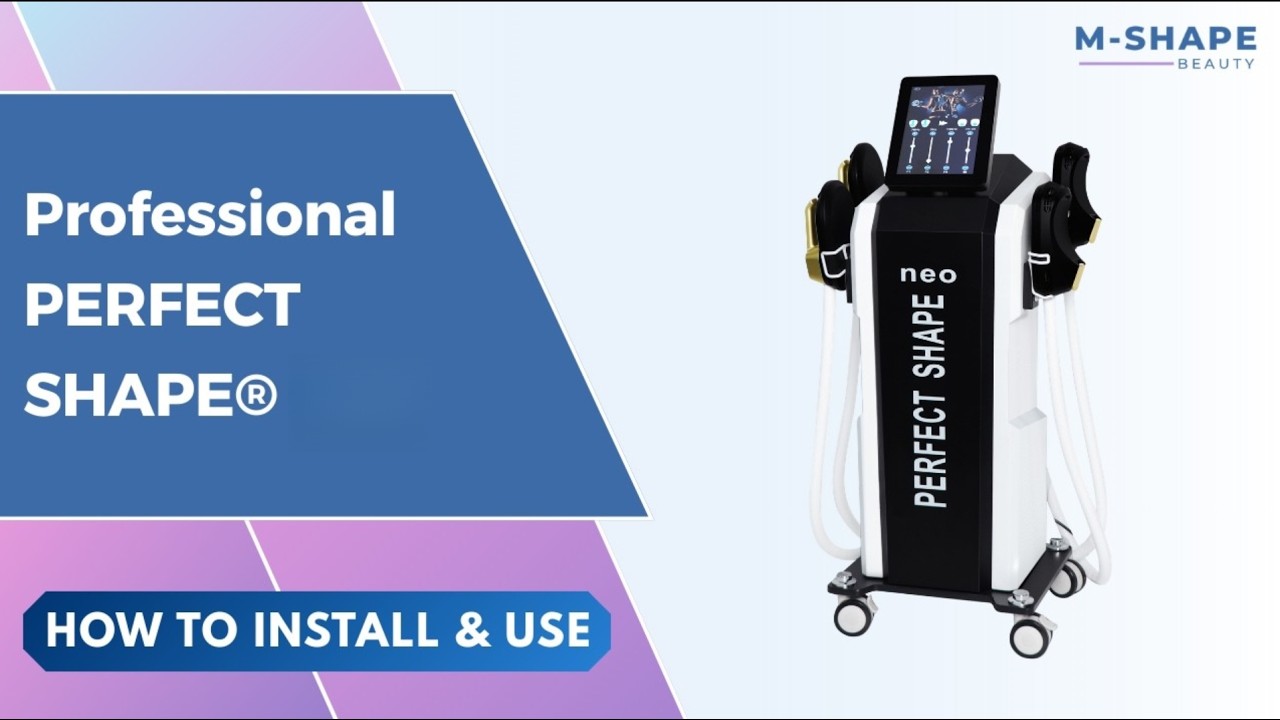 How to Install & Use: Professional PERFECT SHAPE® NEO Body Sculpting Machine 5 in 1
