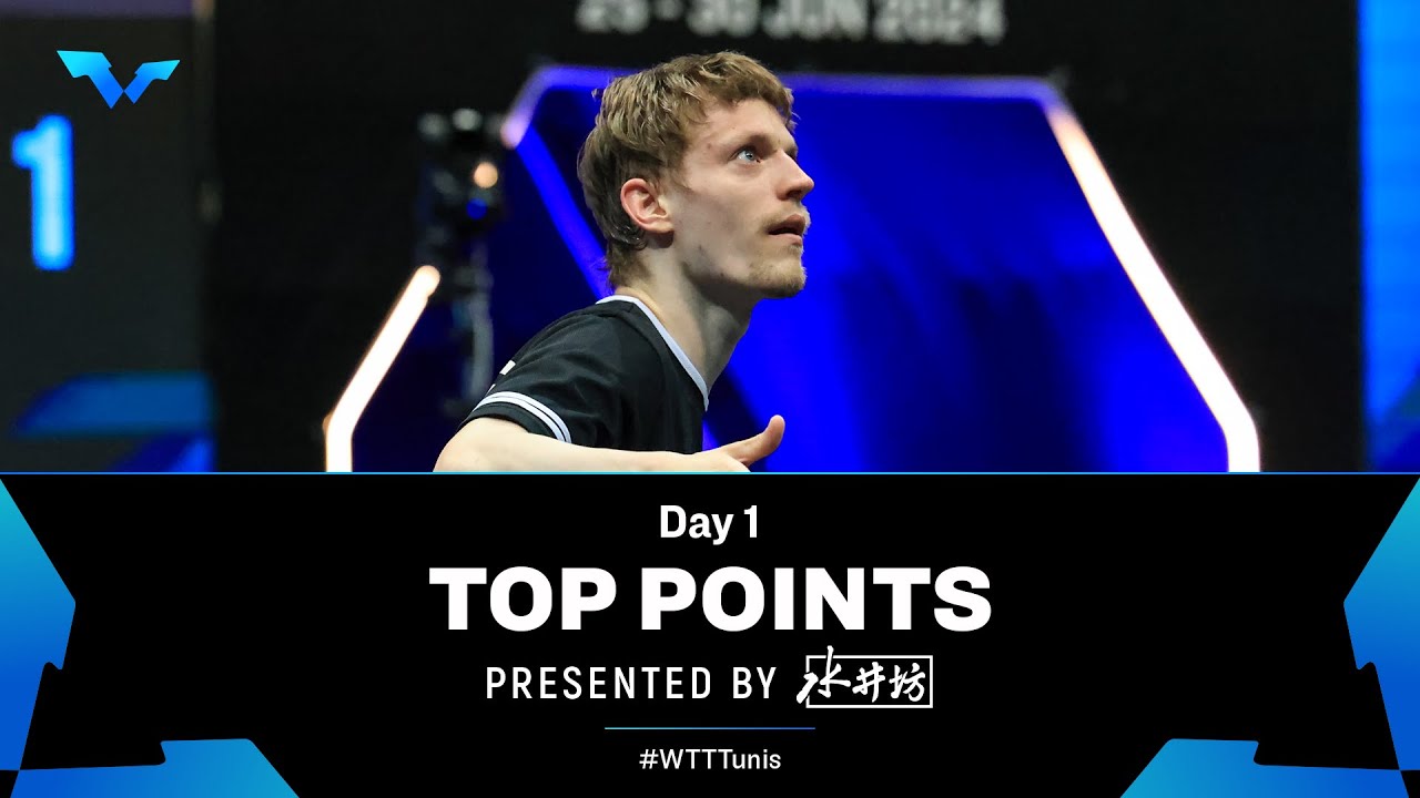 Top Points of Day 1 presented by Shuijingfang | #WTTTunis 2024