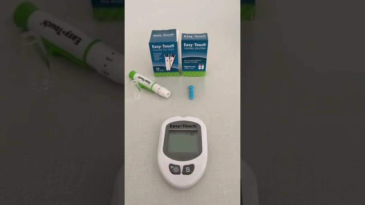 Tutorial de configuracion del monitor de glucosa Easy Touch