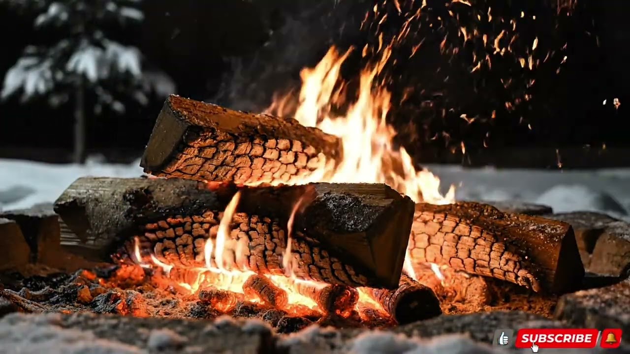Fire Pit Ambience 🔥 | Cozy Crackling Fire Sounds for Relaxation & Calm.