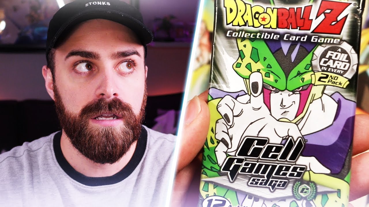 20 Year Old DBZ Cell Games Booster Packs OPENED!