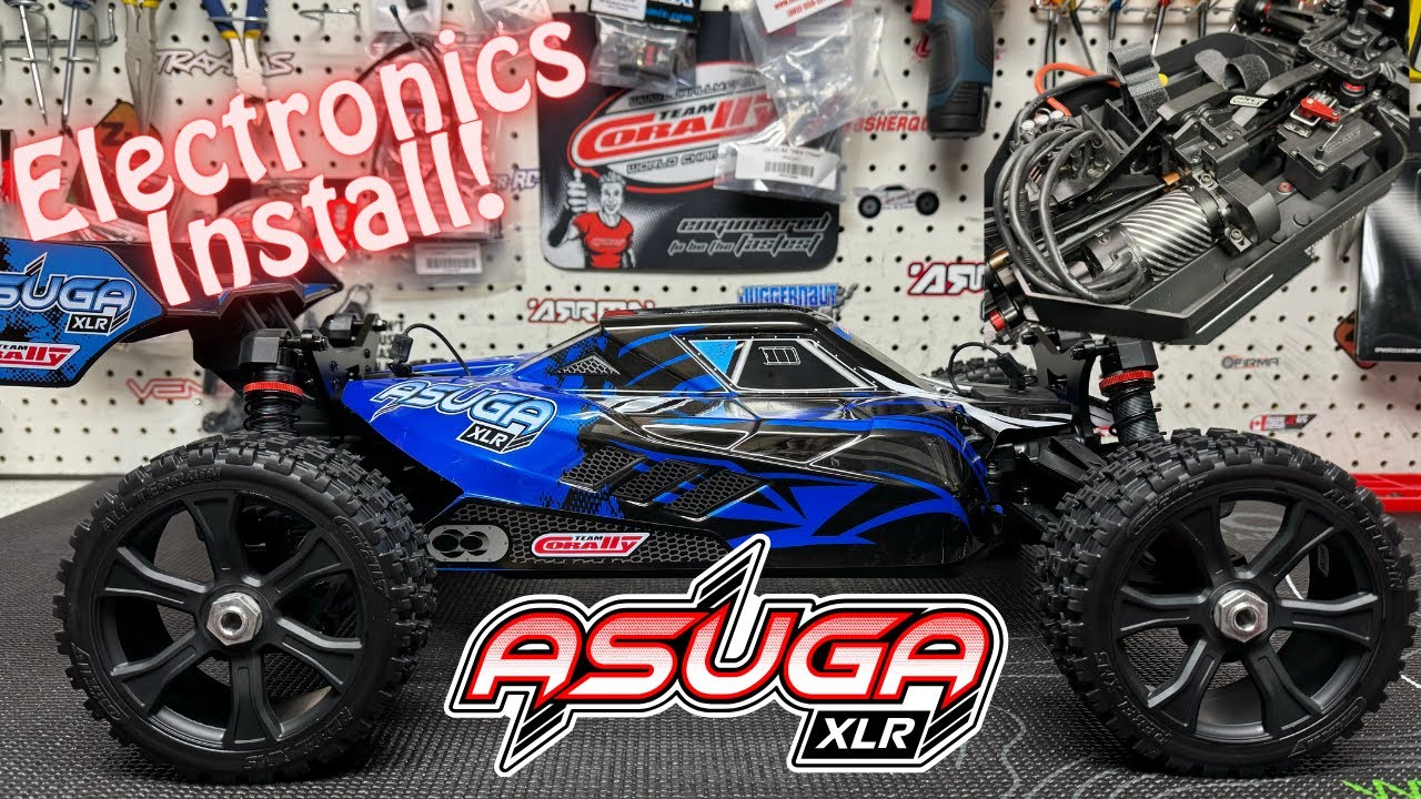Team Corally Asuga XLR Electronics Install (Max 8 Gen 2, 2250kv)