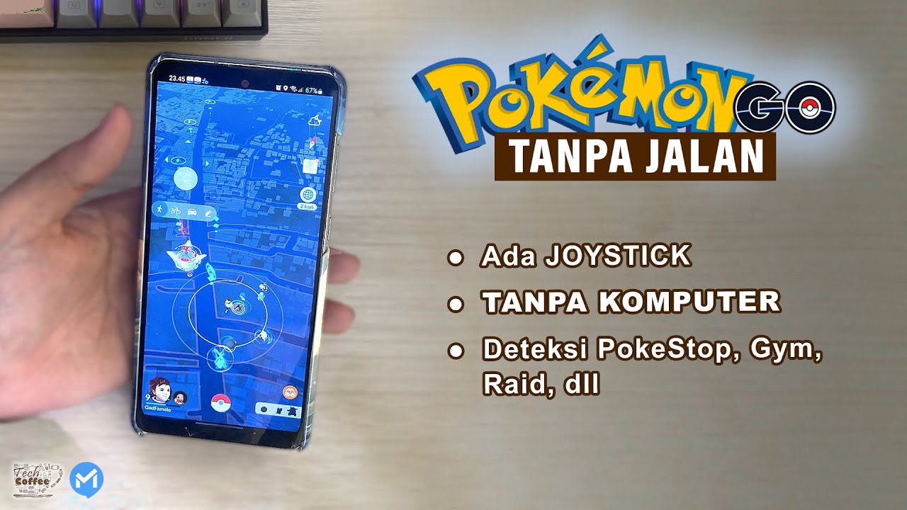 TANPA PC‼️ Cara Main Pokemon GO Tanpa Jalan + Joystick dengan AnyTo di Android (WORK 2025✅)