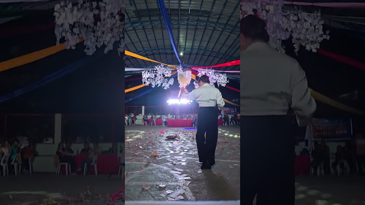 Brgy. Cabil-isan Daram Samar 2025 fiesta celebration. Kuratsa dance: Hermana mayor & Brgy captain.