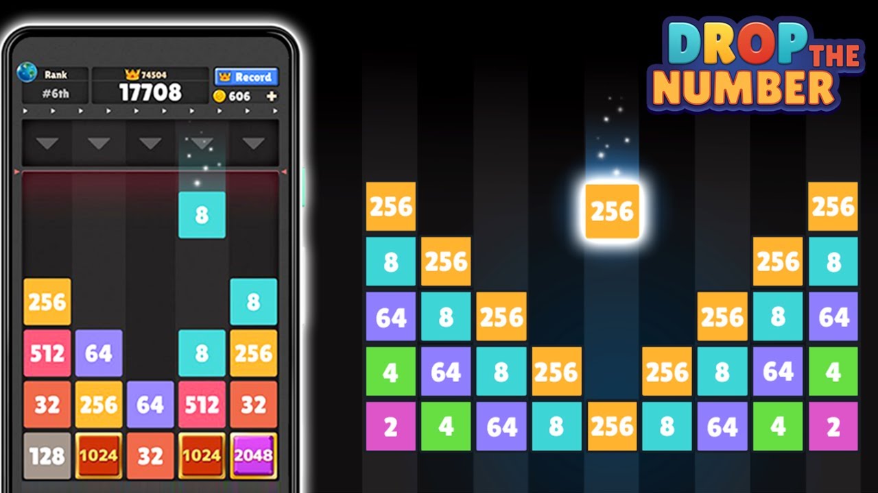 Drop the Number - Merge Game Android Gameplay