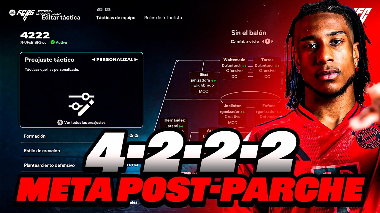 Tienes que PROBAR Estas T&Aacute;CTICAS POST PARCHE!! T&Aacute;CTICAS e INSTRUCCIONES META 4-2-2-2 EA FC 26