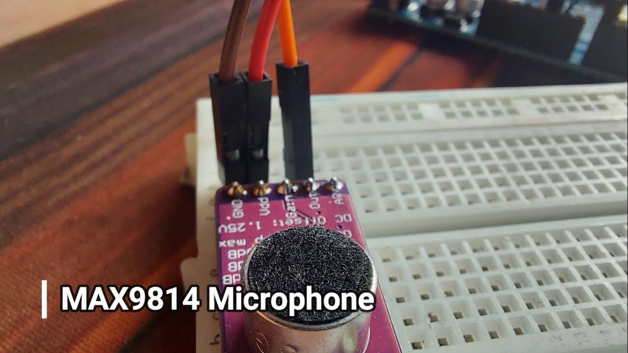 MAX9814 Microphone in Arduino - arduino for beginners - with code