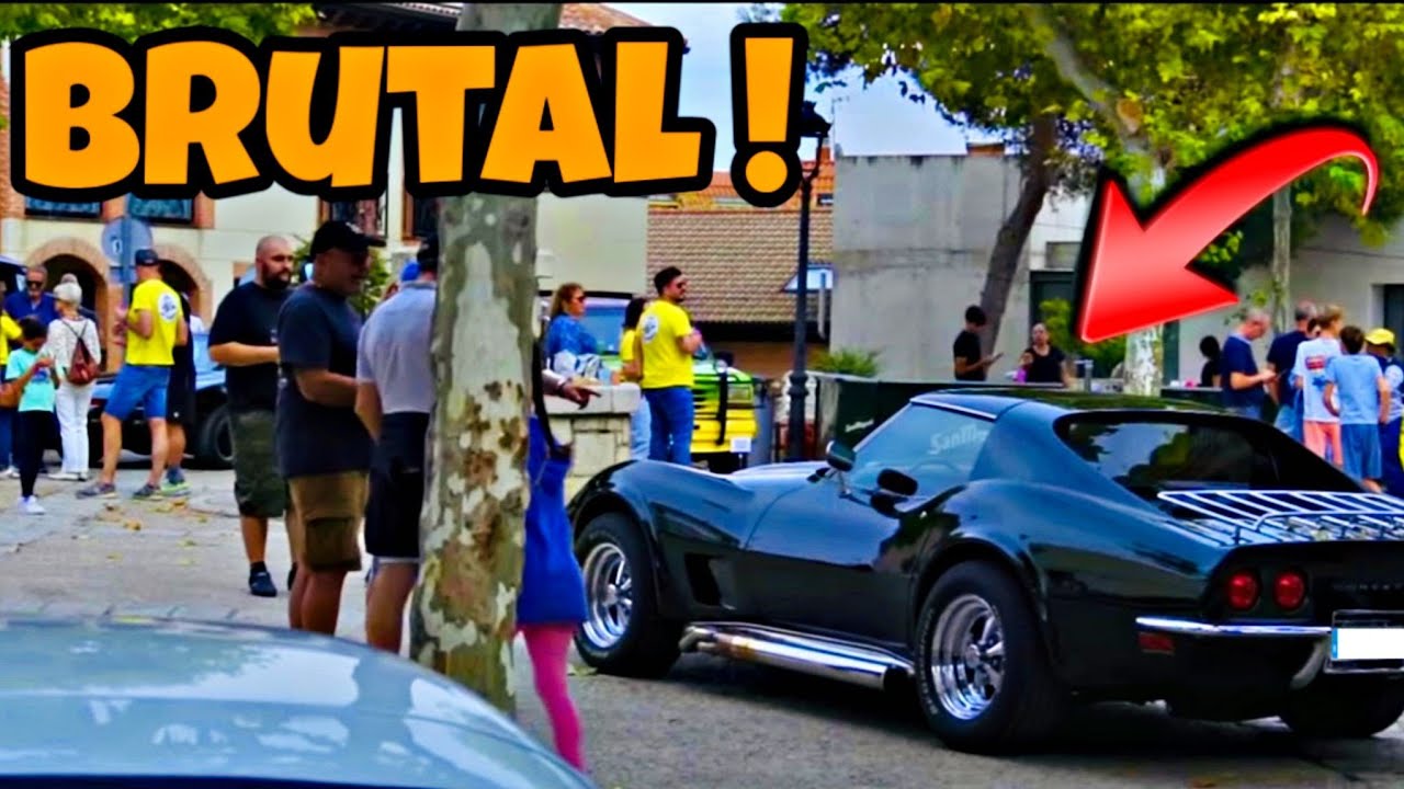 Evento de MUSCLE CARS en Madrid 🔥 Pura locura americana sobre ruedas (4K) | bycarman