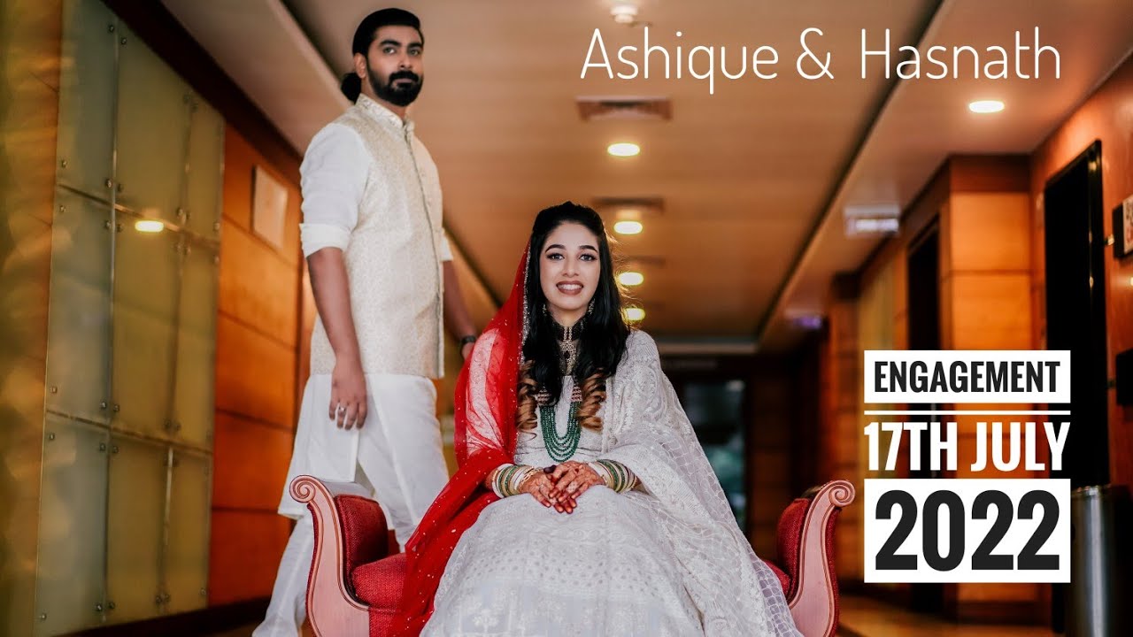 Ashique ❤️ Hasnath - Engagement Video 🌟 #kerala #muslim #engagement #video #love