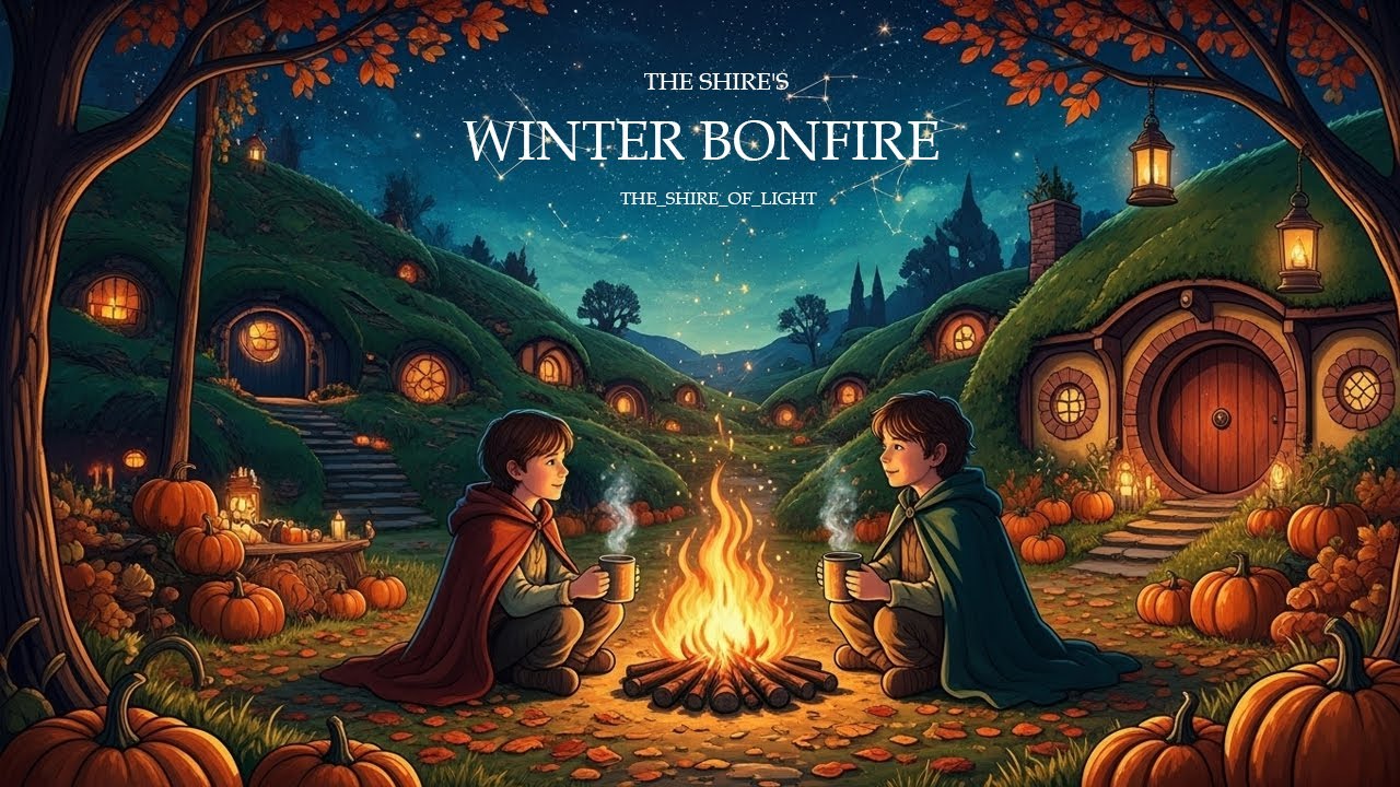 Medieval Music For Relaxation & Calm 🌿 The Shire's Winter Bonfire