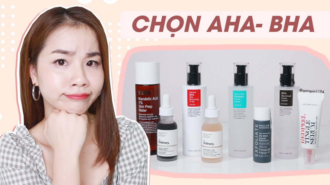 Chọn Tẩy Da Chết Hóa Học Phù Hợp Cho Từng Loại Da ♡ Quin