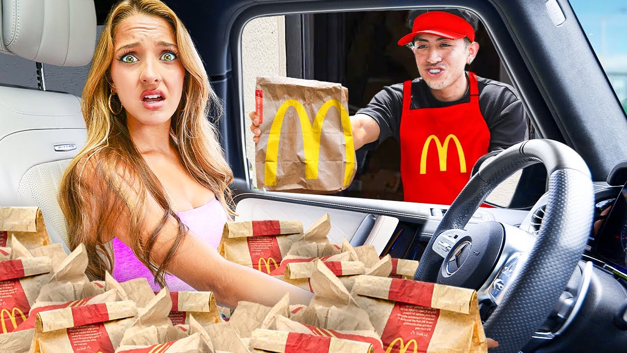 EATING ONLY FAST FOOD ITEMS FOR 100 HOURS!!