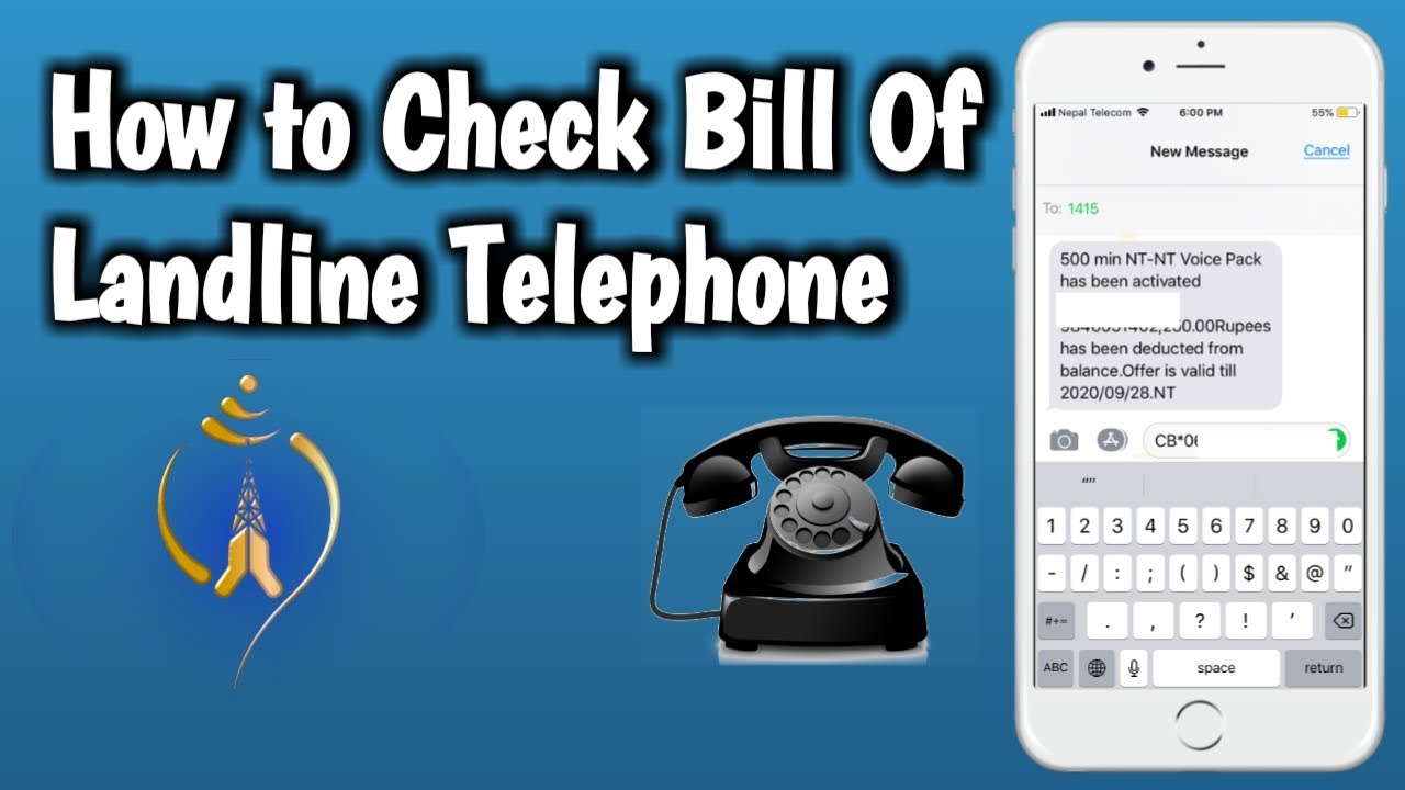 How to check Bill of Landline Phone || Nepal Telecom