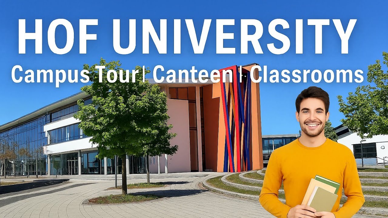 Hof University Campus Tour 👨🏻‍🎓 Canteen | Classrooms #hof #germany #studentlife #hofuniversity 🇩🇪