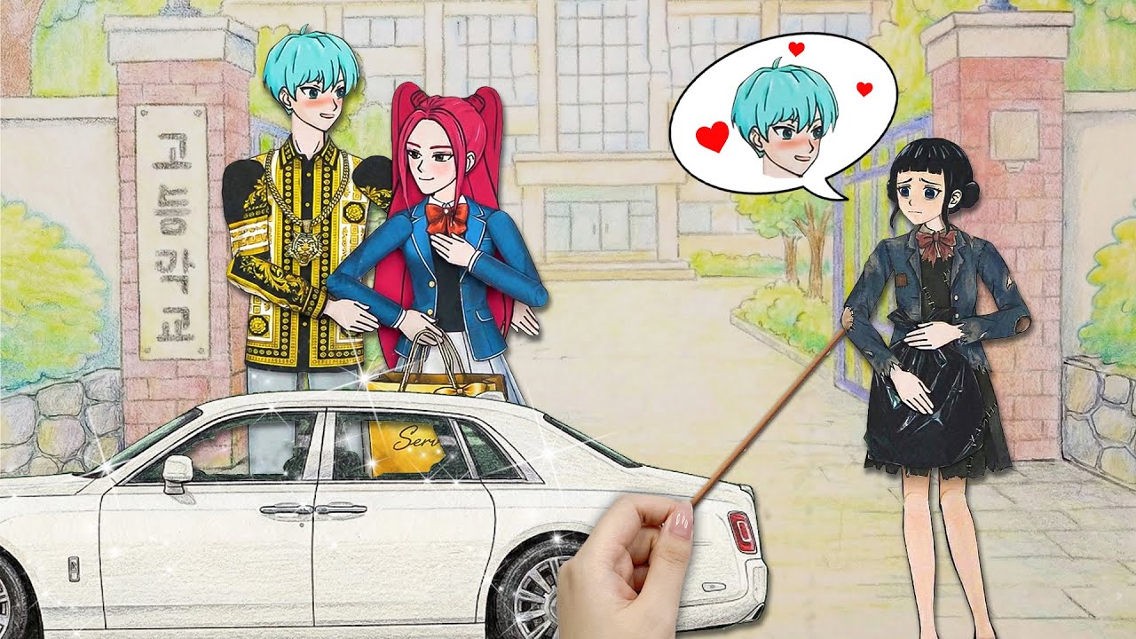 Rich Mira vs Poor Zoey School Love Stories | Kpop Demon HUnters Paper Doll - Zoey Huntrix Stories