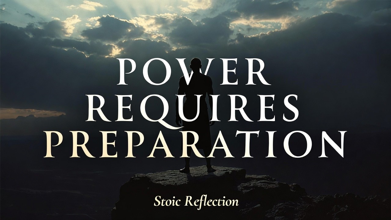 Power Requires Preparation - Stoic Reflection