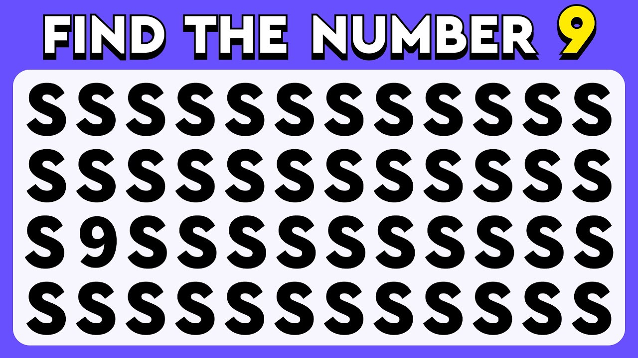 Find the NUMBER Among LETTERS - Numbers and Letters Challenge ✅ - Only Genius Can Solve