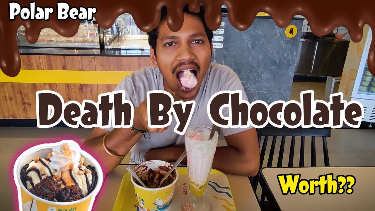 🤯🔥Death by Chocolate | Icecream Sundae | Food Vlogs #polarbear #deathbychocolate  #trending