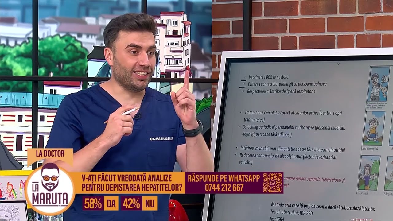 Dr. Sava, totul despre hepatită, tuberculoză și HIV