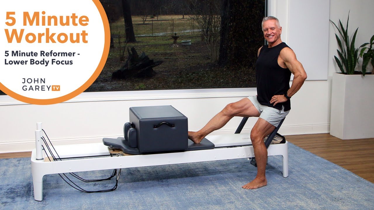5 Minute Pilates Reformer | Lower Body Focus | John Garey TV
