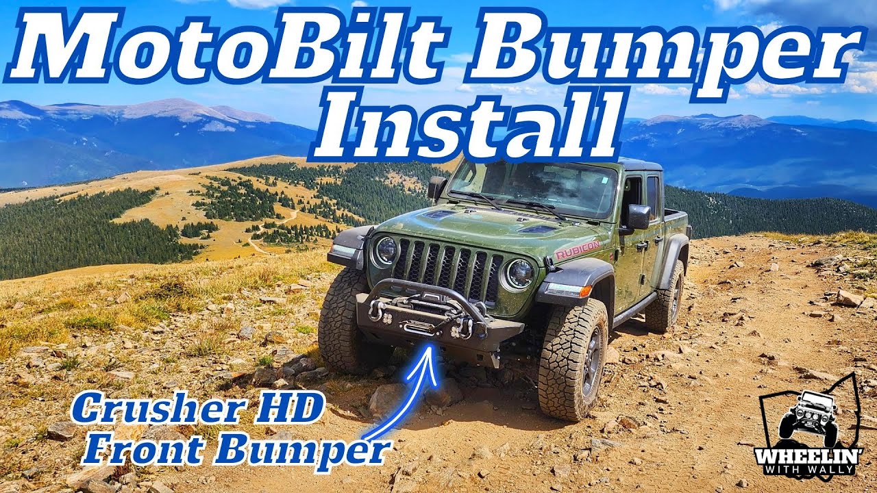 Jeep Gladiator Front End Transformation | Motobilt Bumper Install
