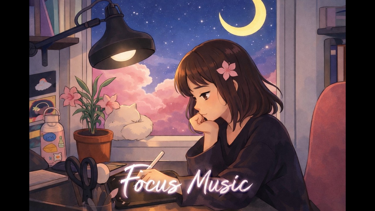 𝑷𝒍𝒂𝒚𝒍𝒊𝒔𝒕 (inst) Late-Night New York Mood l Focus-Boosting Study Lo-Fi Playlist 🎧