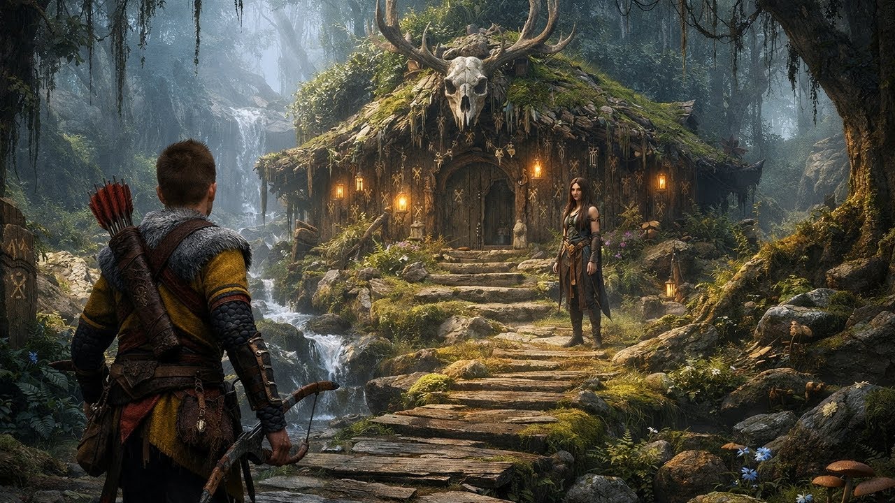 Атрей іде до Фреї 🫵 God of War: Ragnarok😀😀😀