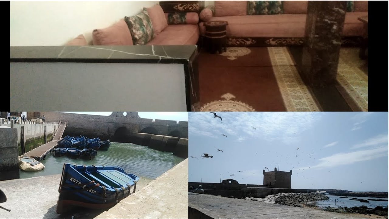خريجة لمدينة الصويرة الجزء الثاني /جولة في منزل للكراء قرب البحر