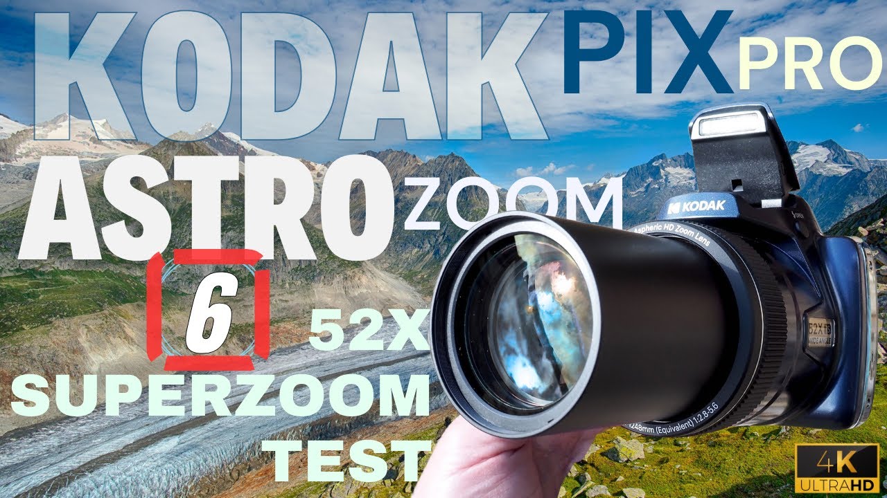 KODAK PIXPRO Astro Zoom AZ528 BK Digital Camera with 52x Optical Zoom - 6 STUNNING SUPERZOOM TEST