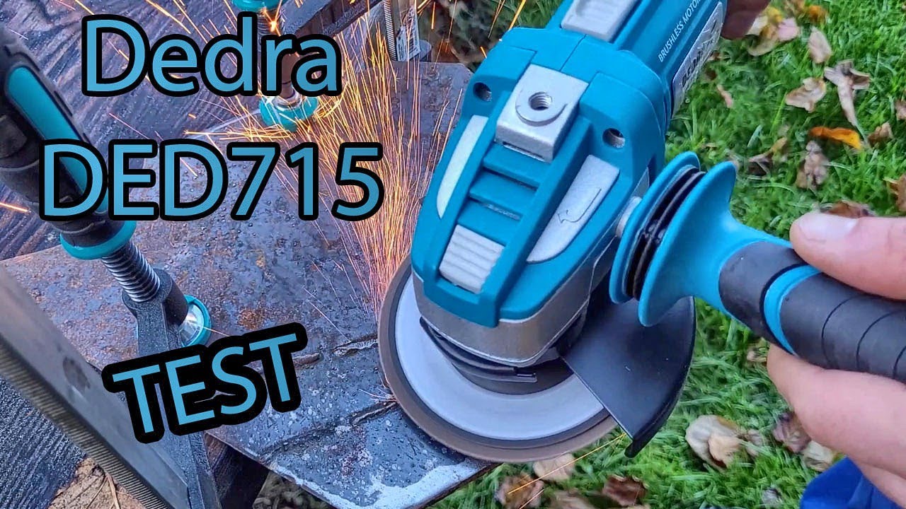 Dedra DED7151 Bezszczotkowa Szlifierka Kątowa 18V - TEST