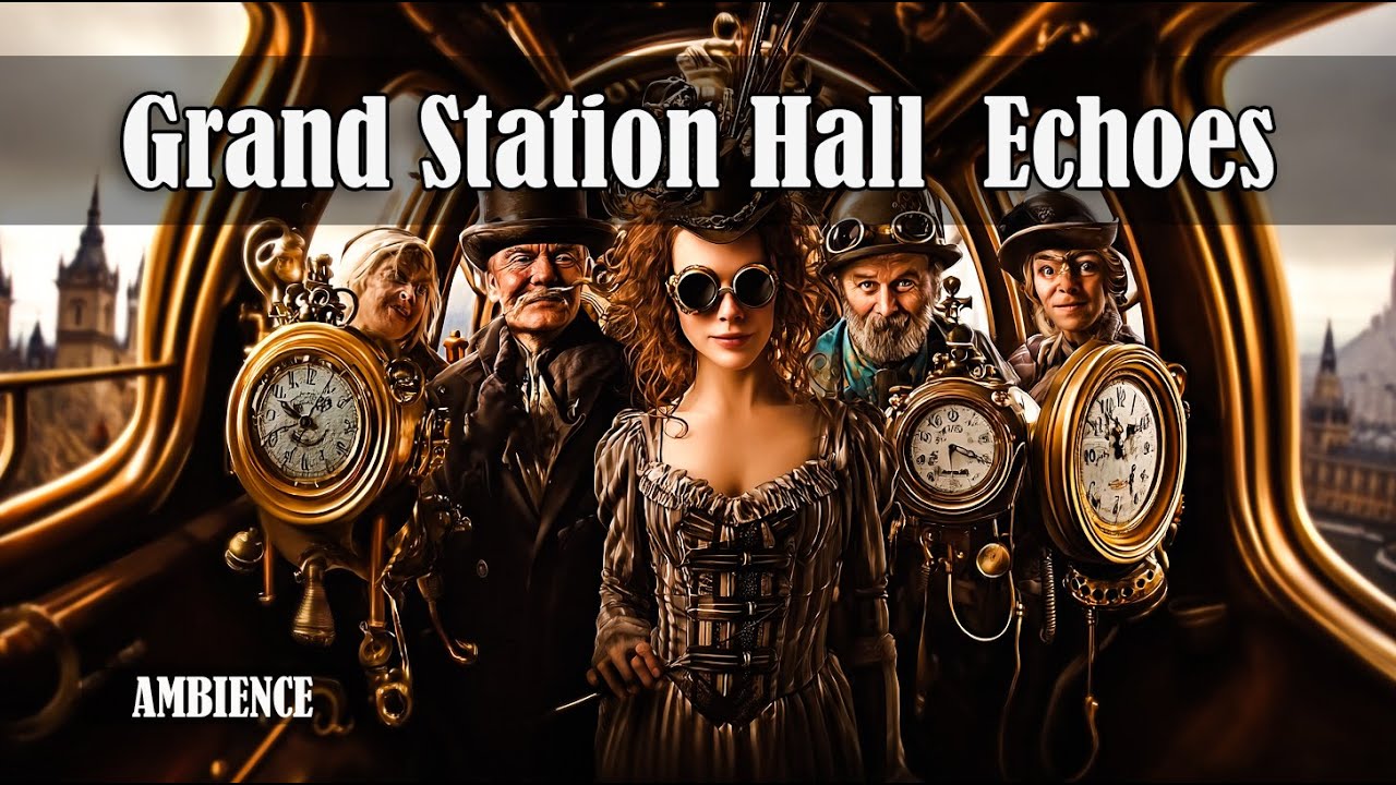 Steampunk Factory District  Chimneys, Pistons & Industrial Light  Ambience  Ep 44