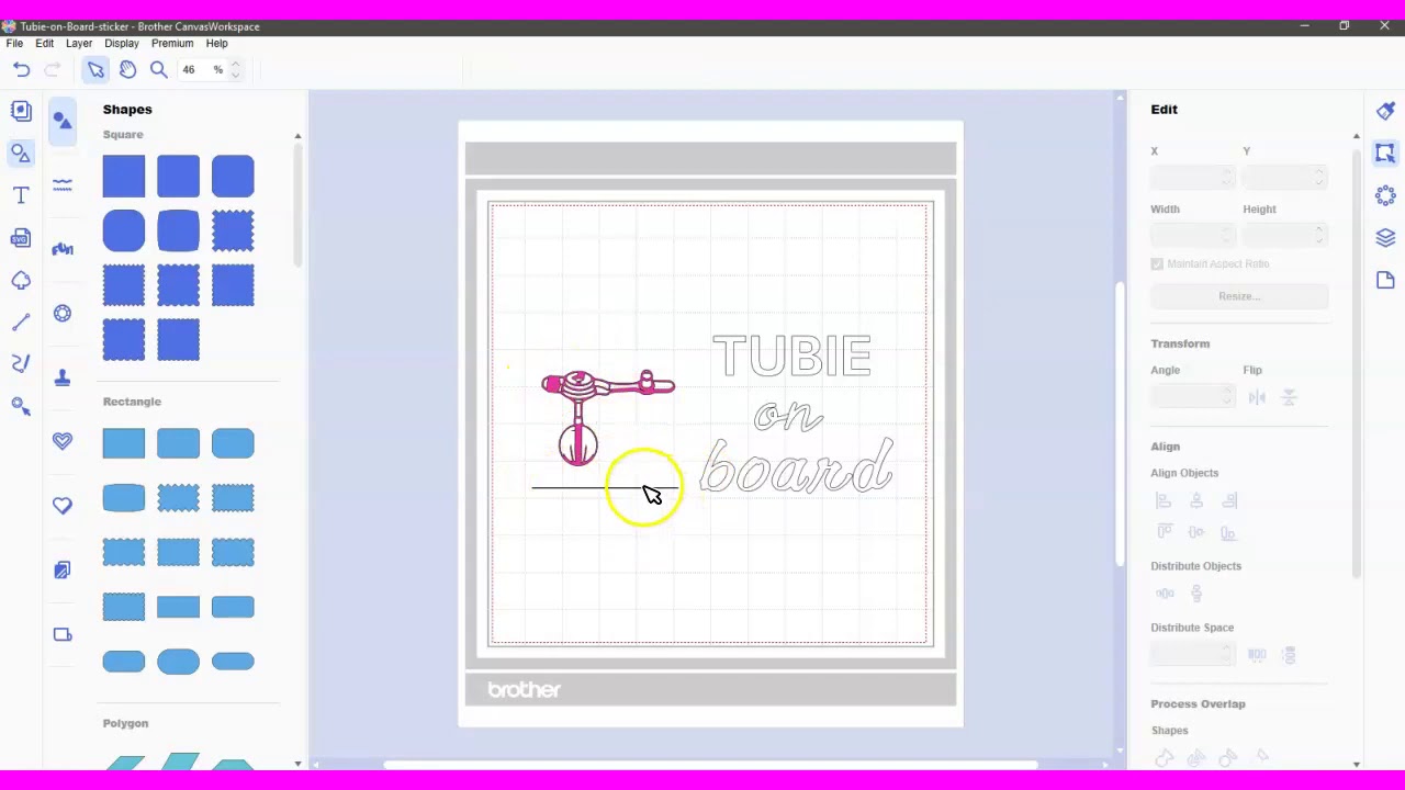 Filling Outline Files in Canvas Brother ScanNCut Jen Blausey
