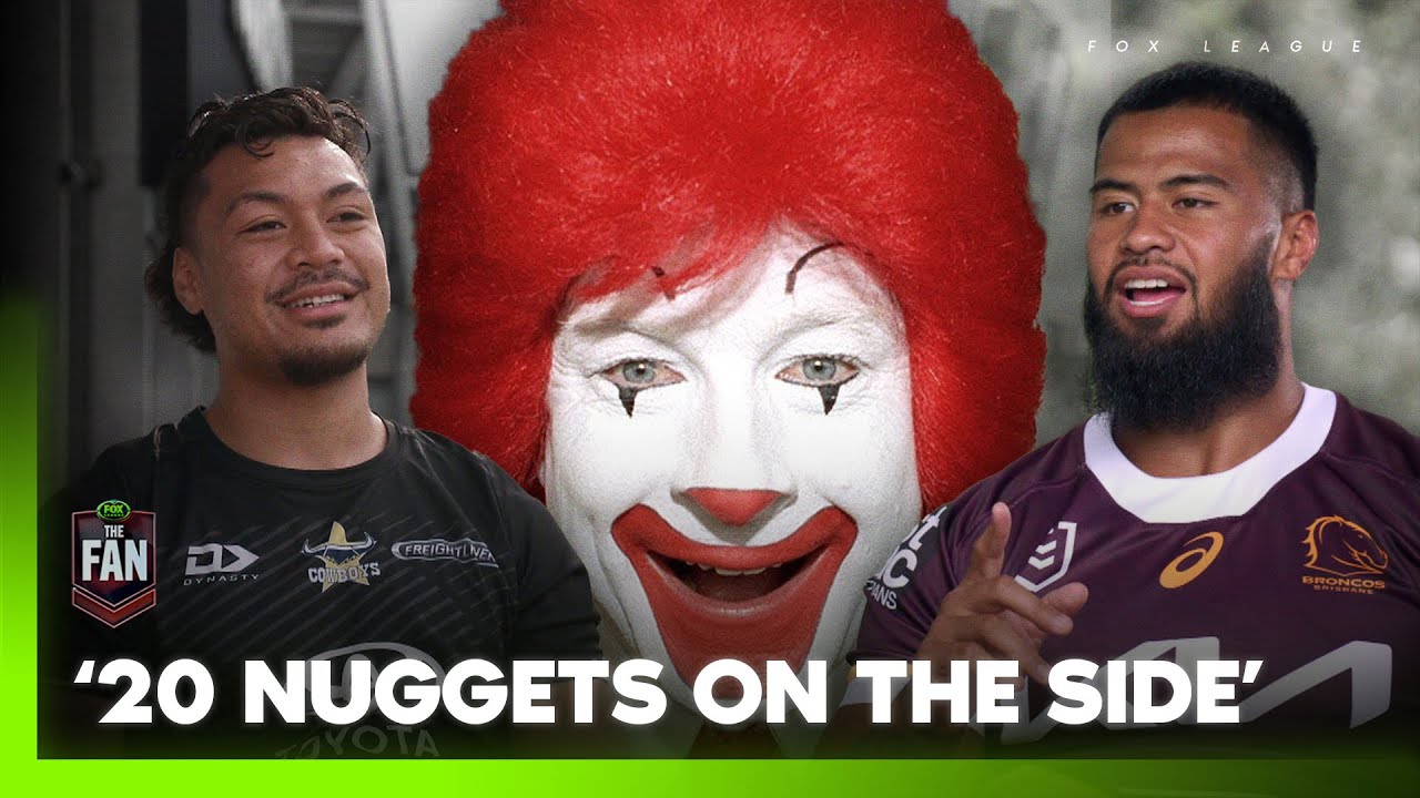 NRL players reveal their ultimate CHEAT MEAL 🍔 🍟 🥤 | The Fan | Fox League