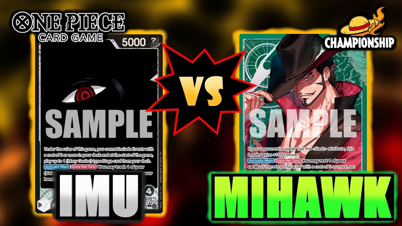 One Piece TCG: Breaking Down and Analyzing a Game from the East - B Imu VS G Mihawk (OP-14/EB-03)