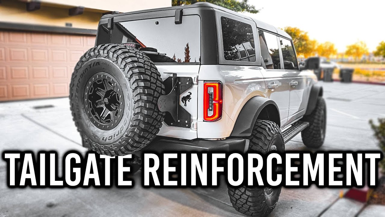 My Wheel/Tire is TOO HEAVY! Hammer Built Bronco Spare Tire Bracket Install