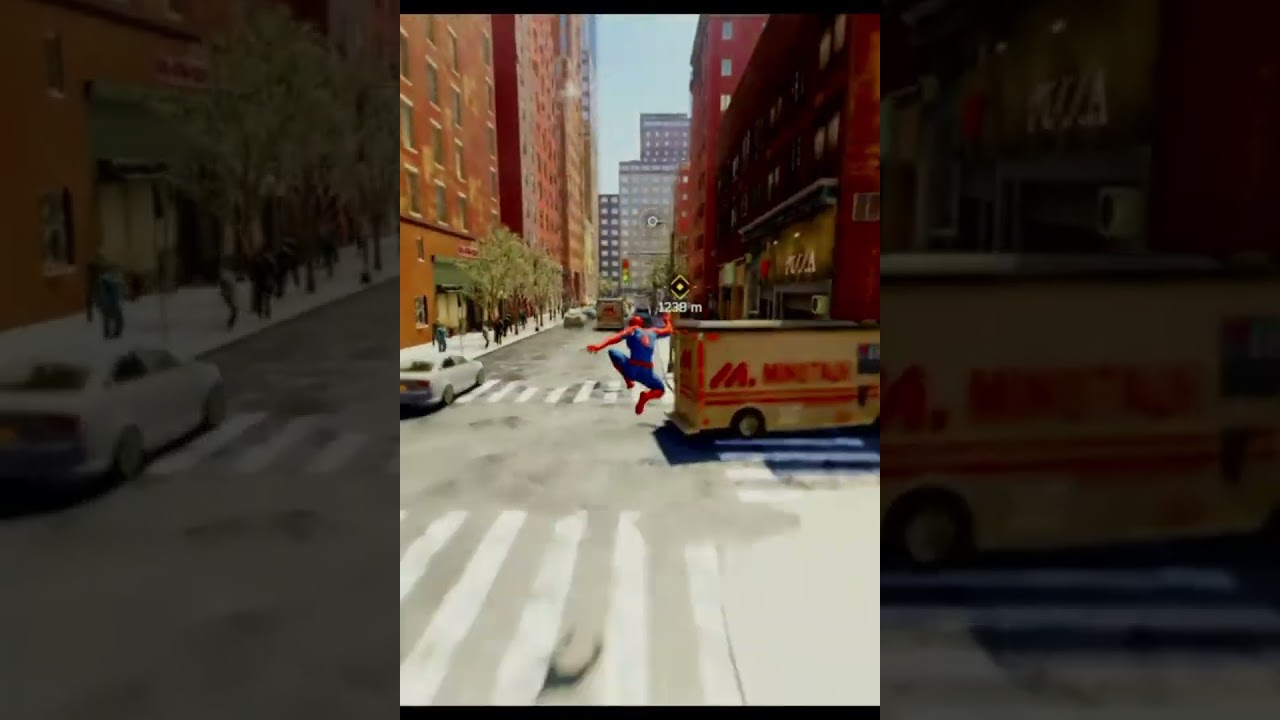 PS4 Marvels Spider Man gameplay.