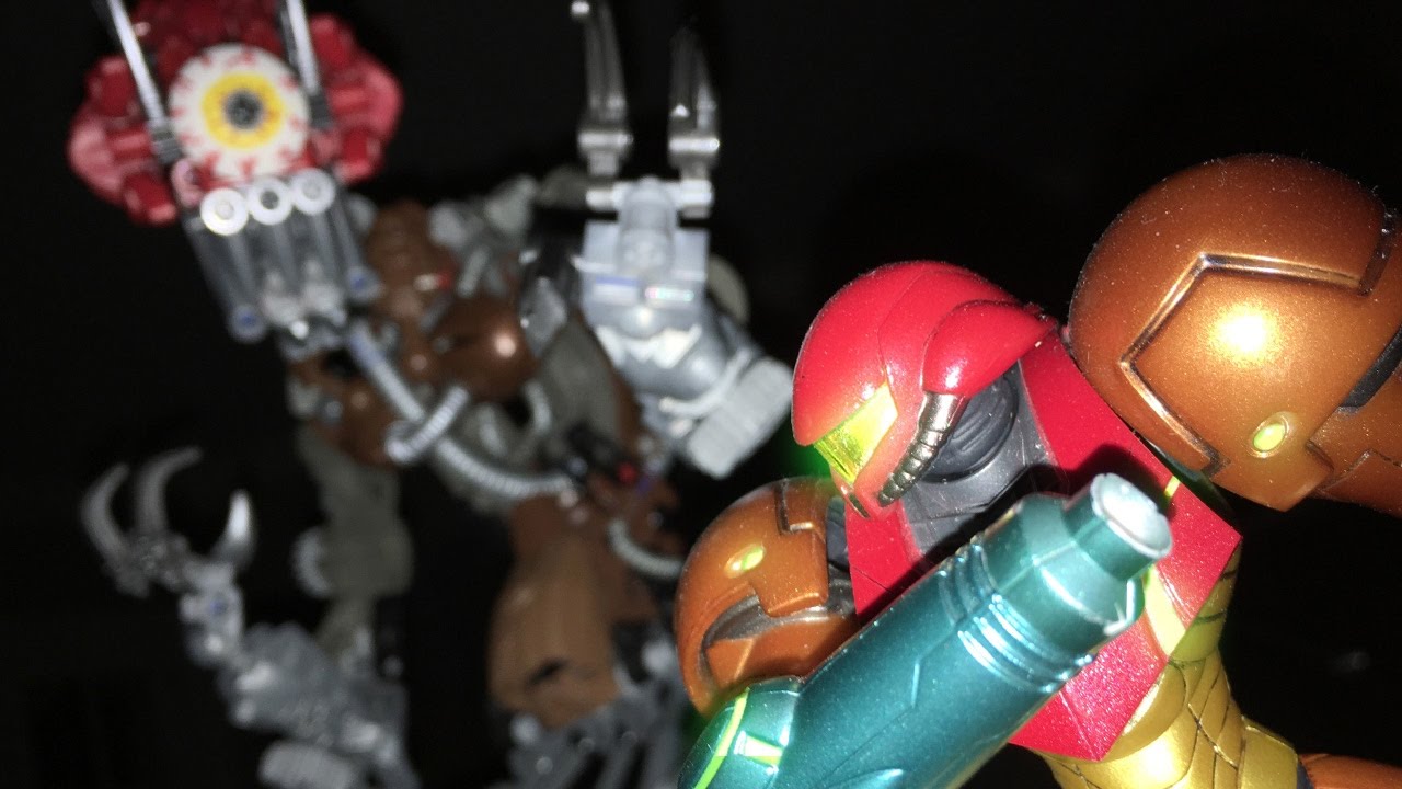 Samus VS Mother Brain (Figma/Bionicle animation)