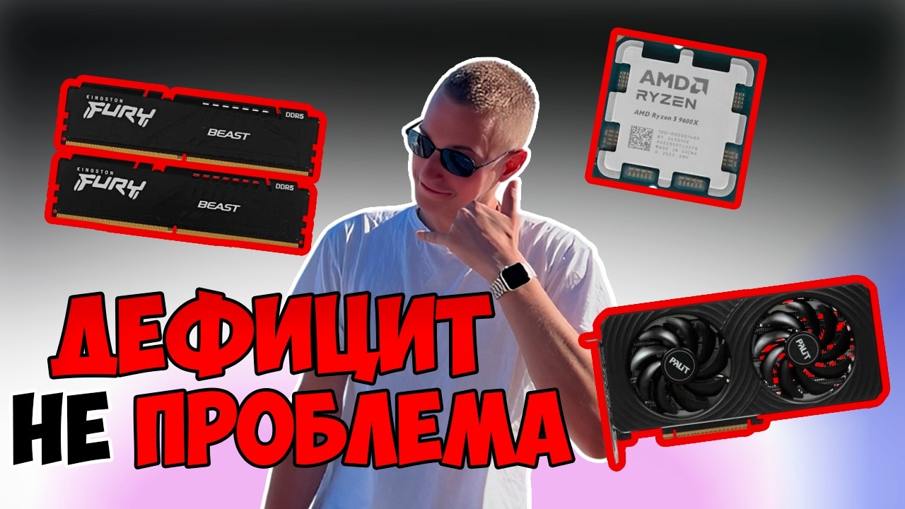 АМD5 + DDR5 МЕНЬШЕ 100к ?  - ЛЕГКО / КОСАИЧ СОБРАЛ