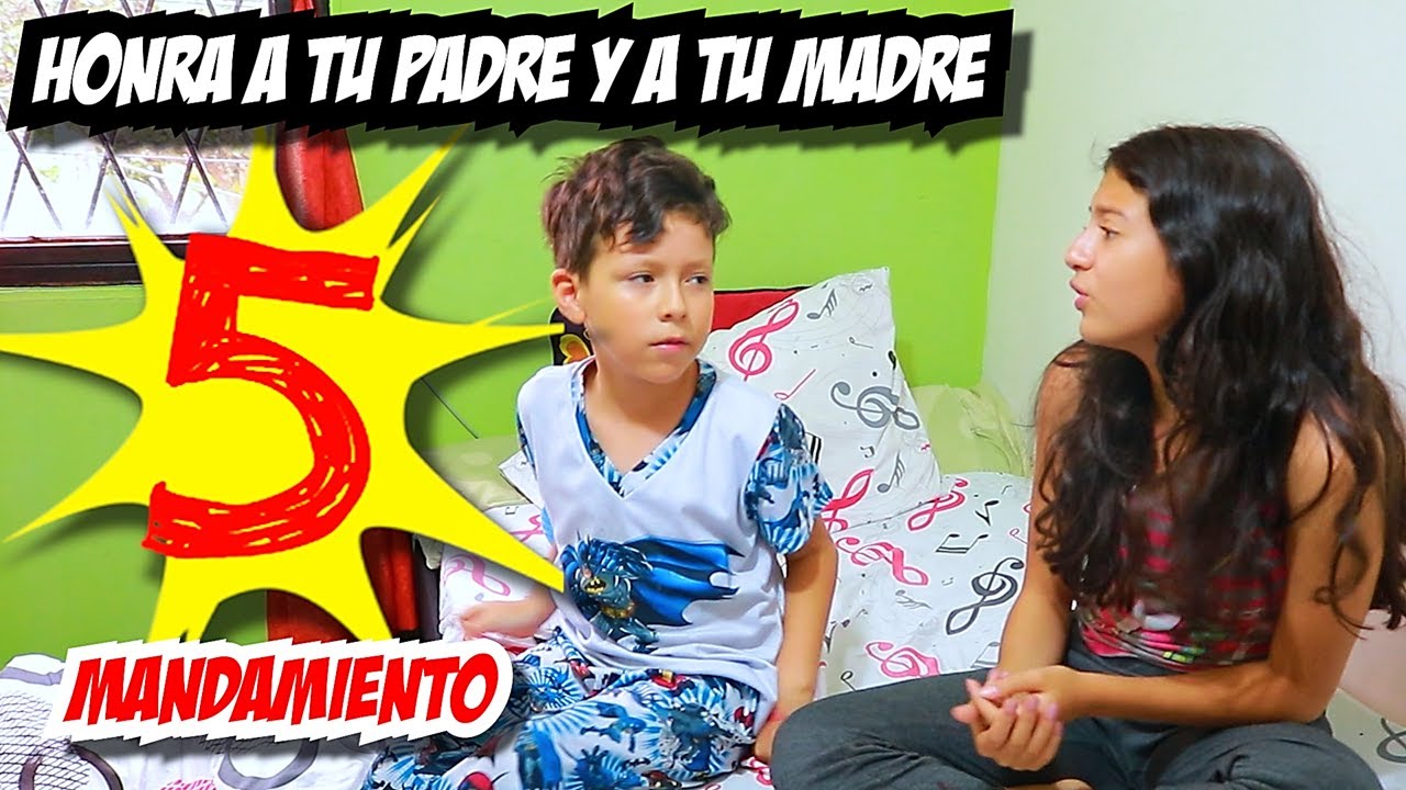 QUINTO MANDAMIENTO / HONRA A TU PADRE Y A TU MADRE / SERIE LOS 10 MANDAMIENTOS PARA NIÑOS