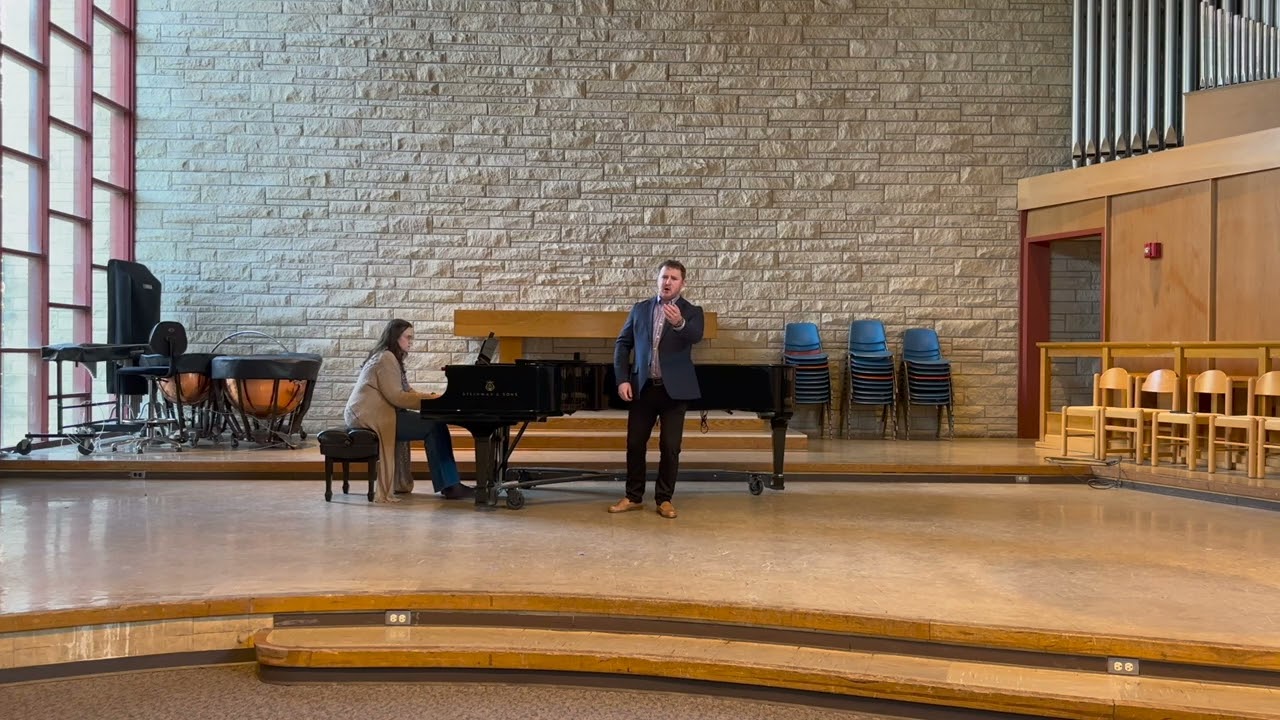 Chris Melton, Tenor Art Song audition video 2024