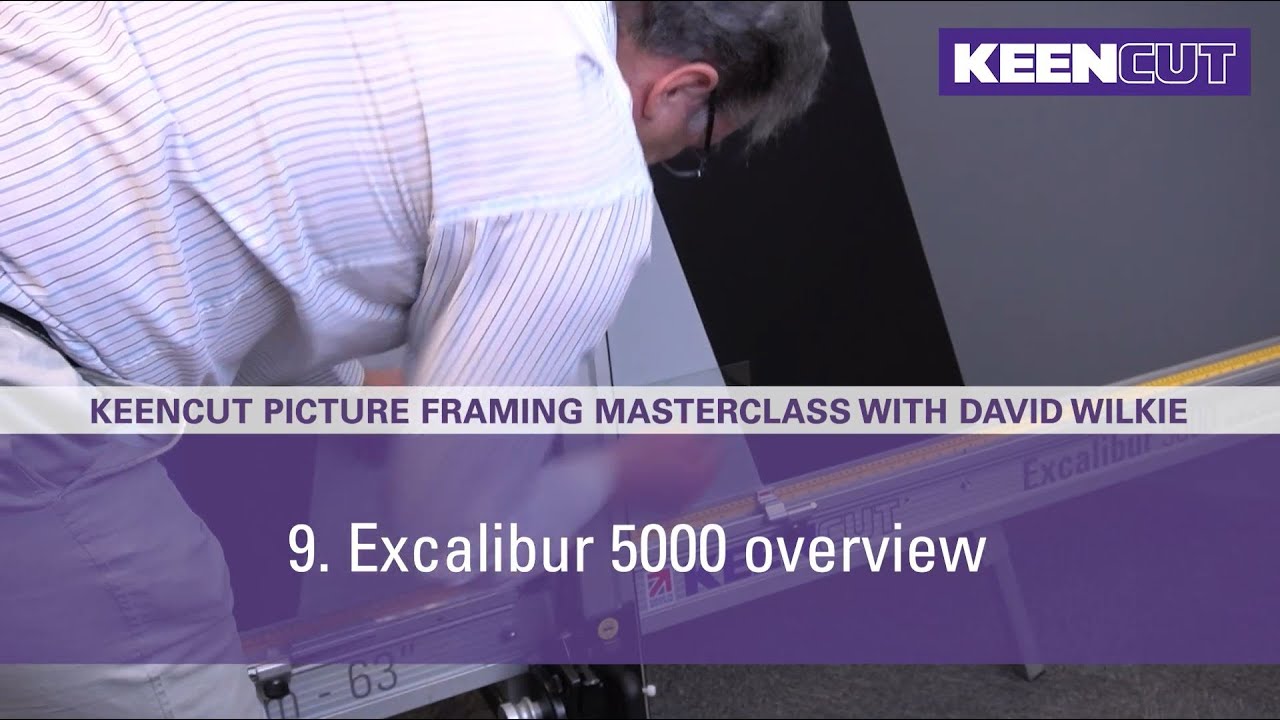 9. Как резать листовые материалы на Keencut Excalibur 5000. Мастер-класс по обрамлению Keencut
